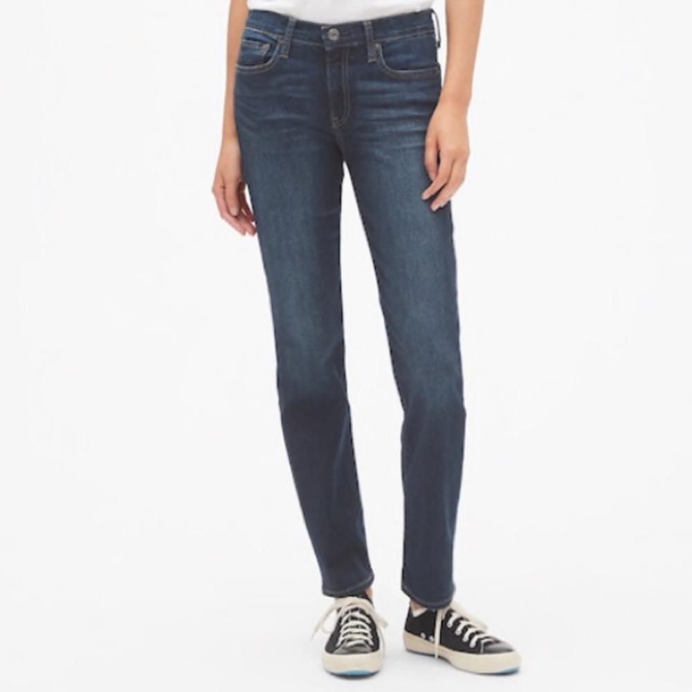 GAP Real Straight Mid-rise Jeans